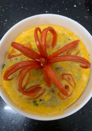 Hình của món Mắm chưng - Trứng thịt.