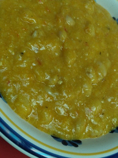 Una foto de Porotos Granados con mazamorra