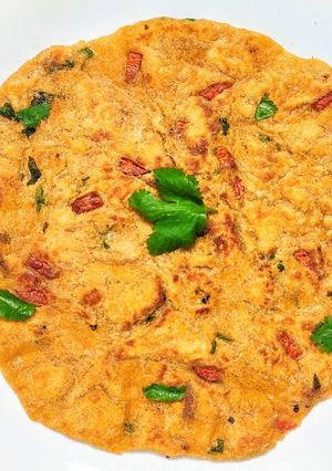 A picture of Akki roti.