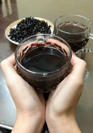 Hình của món Nước đậu đen rang.