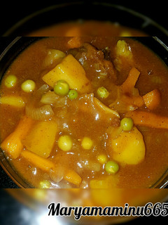 A picture of Vegetable soup.
