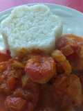 Camarones con chipotle, picositos