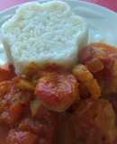 Camarones con chipotle, picositos