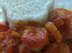 Una foto de Camarones con chipotle, picositos