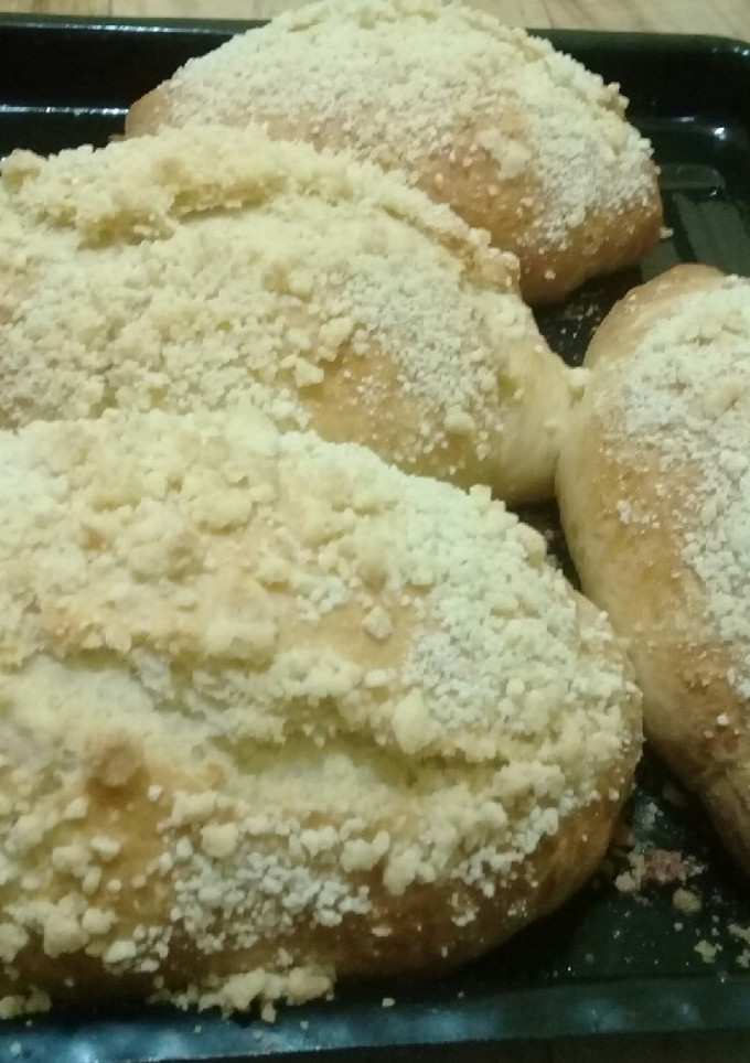Una foto de Pan cuca dulce