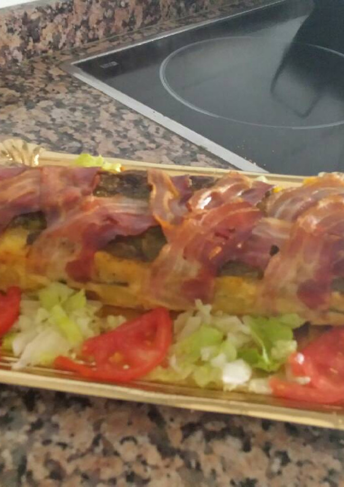 Una foto de Pastel de tortilla