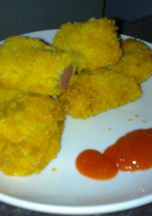 Foto resep Roti tawar gulung isi sosis