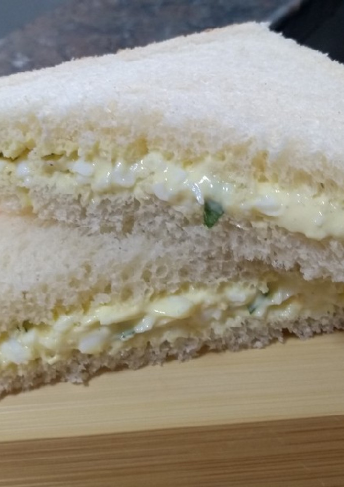 Una foto de Sándwiches ingleses de Huevo