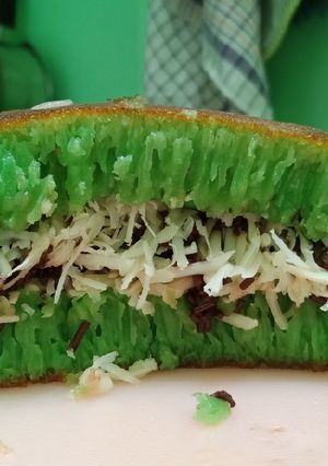 Foto resep Martabak Manis Pandan Teflon