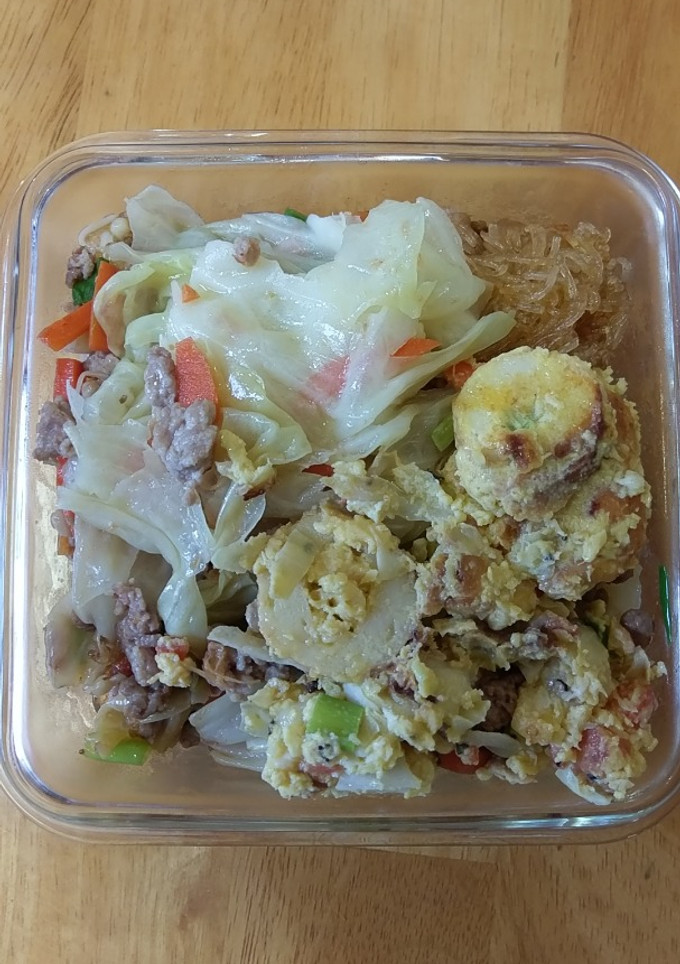 螞蟻上樹便當 的食譜成品照片