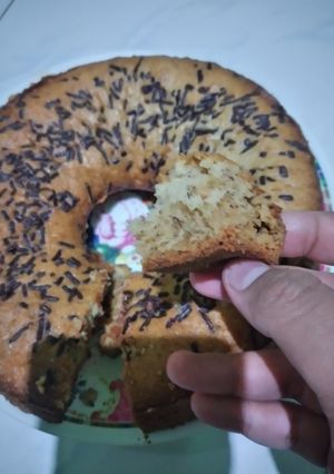Foto resep Bolu pisang enak😁 tanpa mixer (Bisa di Oven atau Kukus ya)
