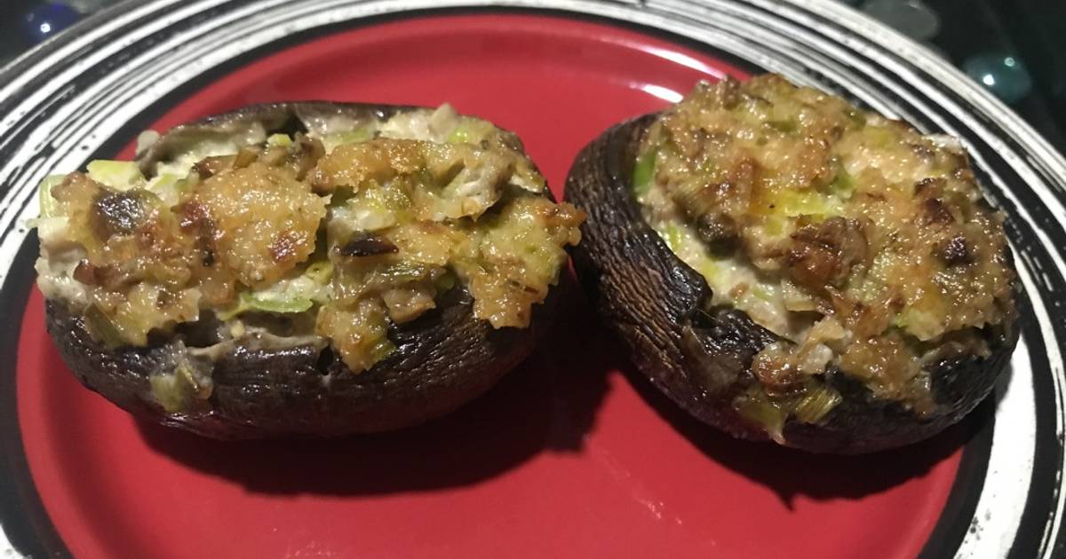 Portobellos rellenos de queso azul Receta de La Anfitriona Cookpad
