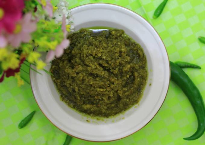 Resep: Sambal Cabe Ijo Kekinian