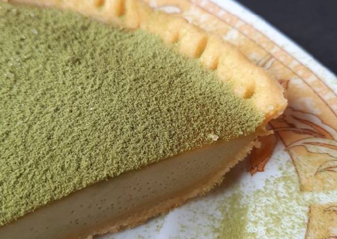 Resep Pie susu matcha (teflon) yang Enak Banget