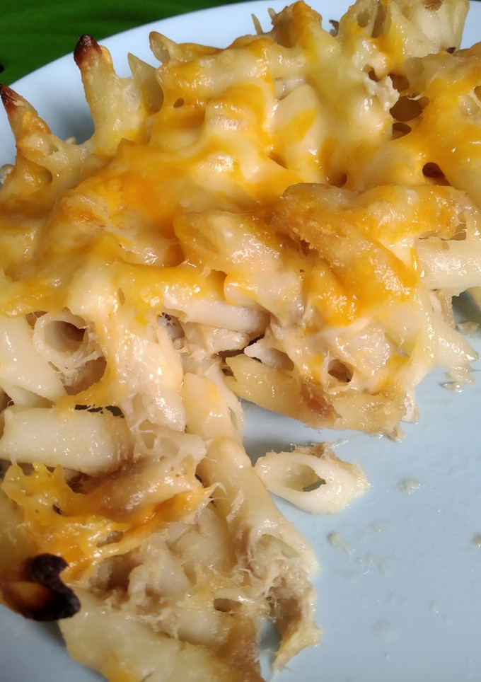 Una foto de Macarrones con atún y mayonesa