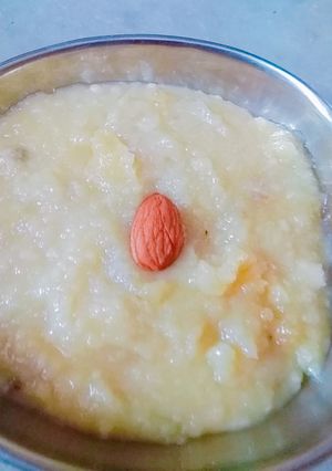 A picture of Almond halwa (badam).