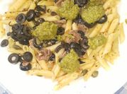 Una foto de hierbas pesto