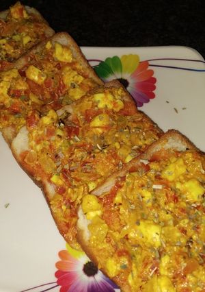 A picture of 🍞 Bread 🍕 pizza.