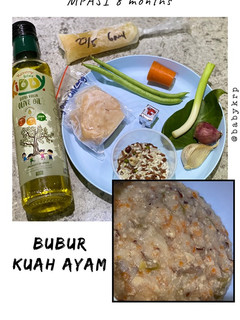 Foto resep Mpasi 8 bulan: bubur kuah ayam