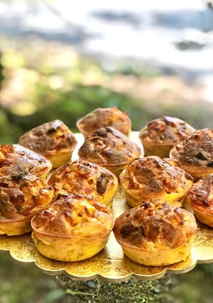 Une photo de Muffins tomate et lardons