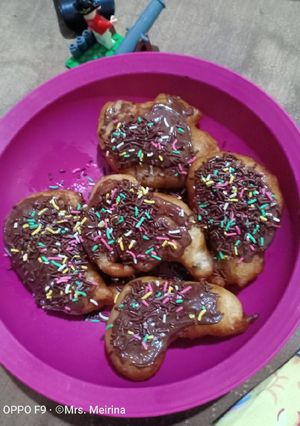 Foto resep Donut tanpa ulen, tanpa telur, tanpa mentega (donut cair)
