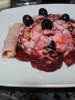 Una foto de Ensalada de Garbanzos con remolacha