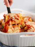 Spinach Lasagna Roll Ups