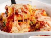 A picture of spinach and ricotta lasagne