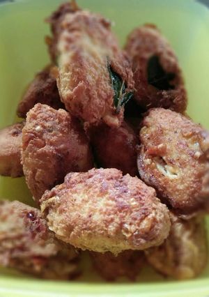 Foto resep Tahu telor (isi salmon pedas)