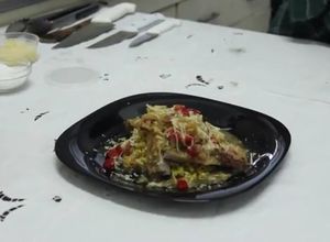 Foto principal de Matambre de cerdo al jerez con arroz yamaní al  curry