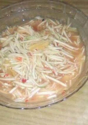 Foto resep Rujak serut mangga apel