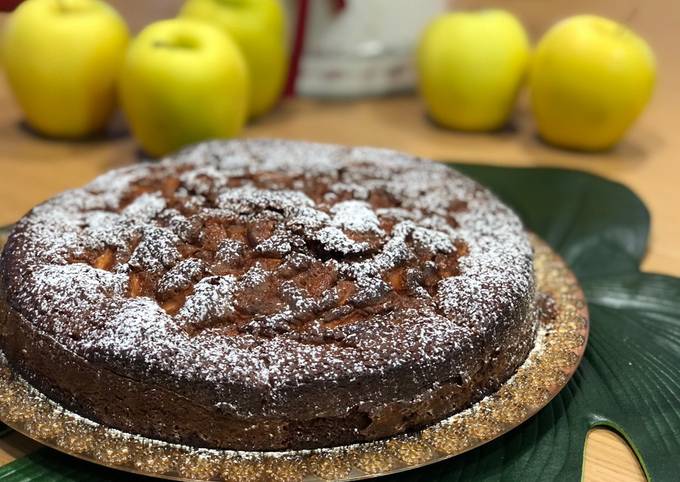 Torta alle mele 🍎 e cacao senza glutine senza lattosio