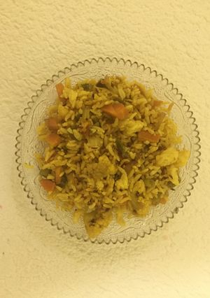 A picture of Vegetable masala rice.