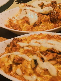 A picture of White sauce macaroni.