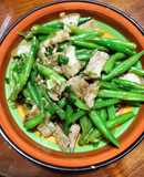 Đậu cô ve xào thịt