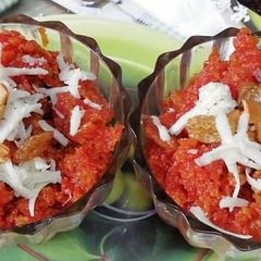 Gajar ka halwa A picture of Gajar ka halwa.