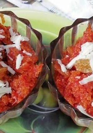 A picture of Gajar ka halwa.