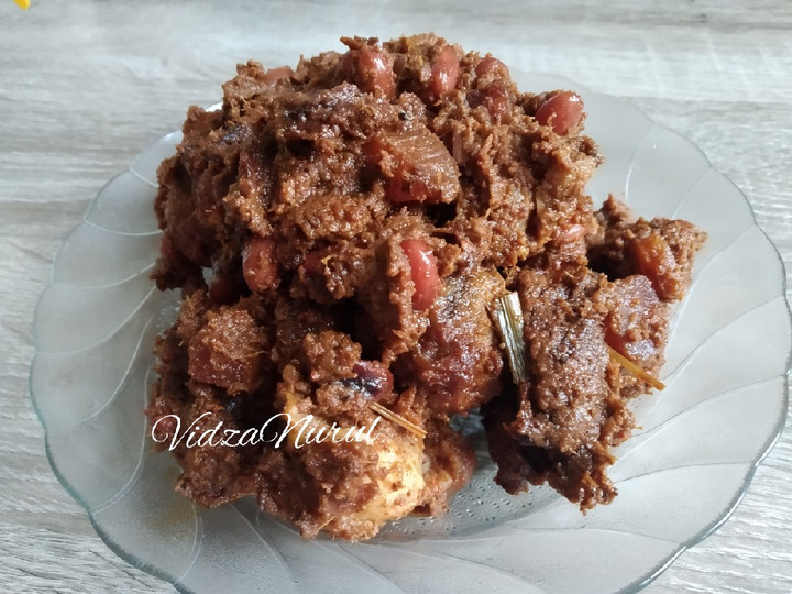 Resep Rendang Ayam Kacang Merah Anti Gagal