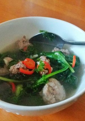 Foto resep Sup Bayam Kale