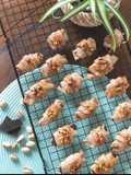 Mini croissant 🥐 com recheio de chocolate e pistachos