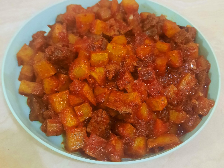 Resep Sambal goreng kentang dan ati praktis Irit Untuk Jualan