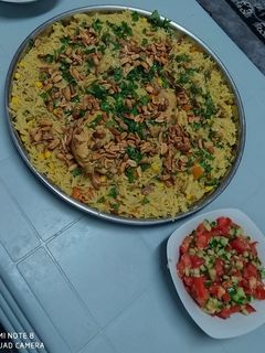 صورة لوصفة اوزي بالدجاج