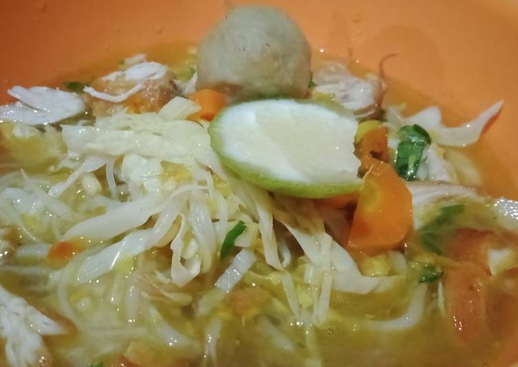 Langkah Mudah Membuat Soto Ayam Seger, Sempurna