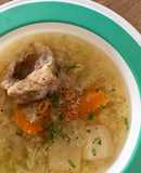 Soup nui chữ dễ ăn cho bé