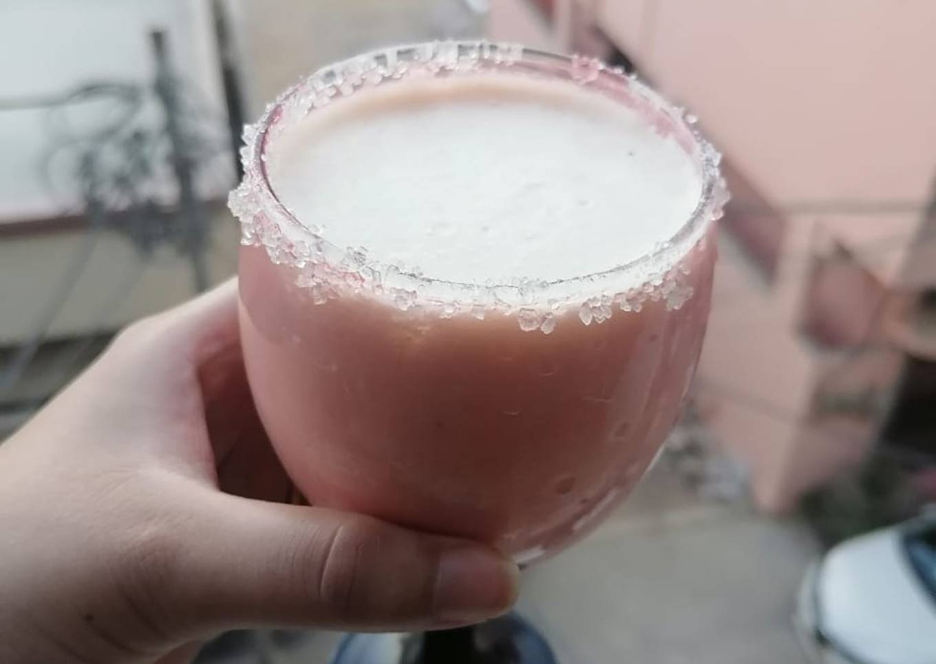 Banana chikko shake