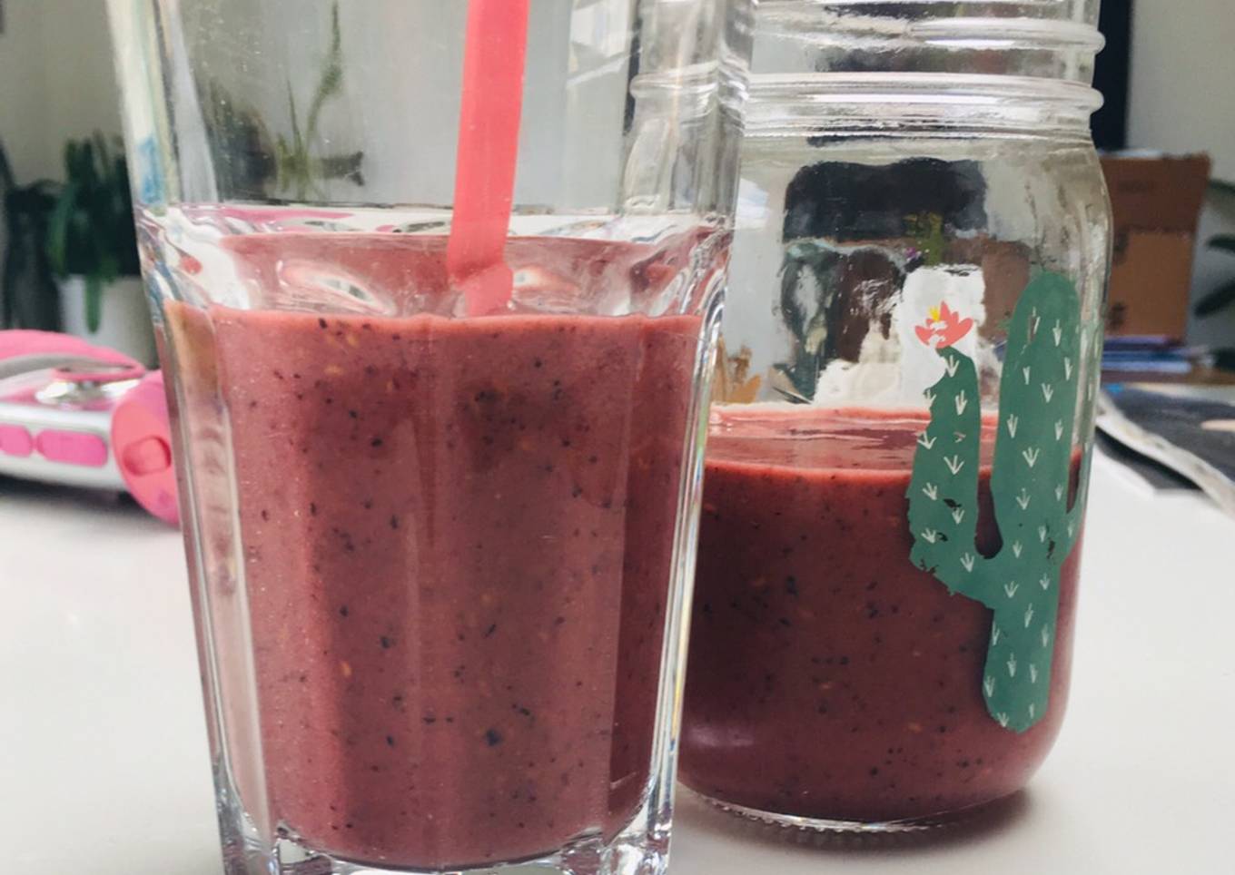 Raspberry smoothie