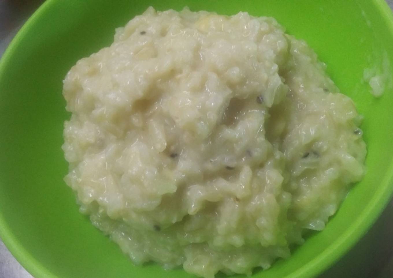 Arroz con leche integral, endulzado con un mix de frutas♡