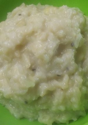 Una foto de Arroz con leche integral, endulzado con un mix de frutas♡