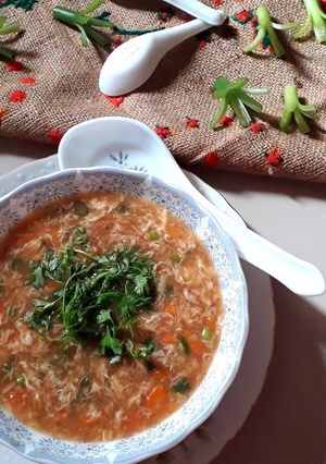 চিকেন ভেজিটেবল স্যুপ রেসিপির প্রধান ছবি
