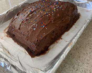 The New Way Serving Recipe Birthday Cake  Layered ChocolateSugar Cake Delicious Nutritious